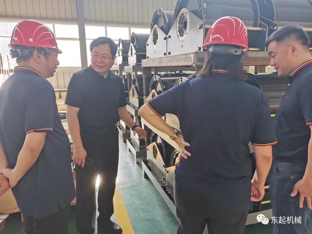 市产业集聚区党委副书记、管委会主任宋太俊一行莅临威尼斯人网上赌场集团考察调研